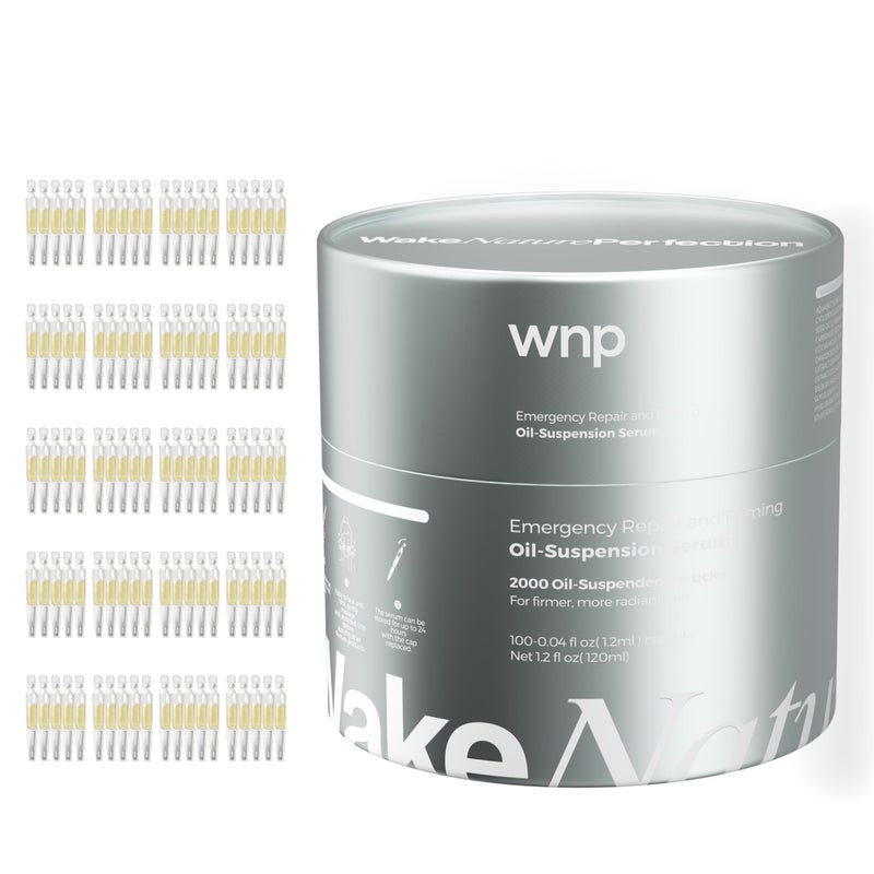 WNP collagen Serum Anti AgingOilSuspension SerumBarrier repair Firming Emergency RepairWaterOilBalance 4D hyaluronic acidSingleUse Vials Skincare for Sensitiveskin12ml004 floz 120ml